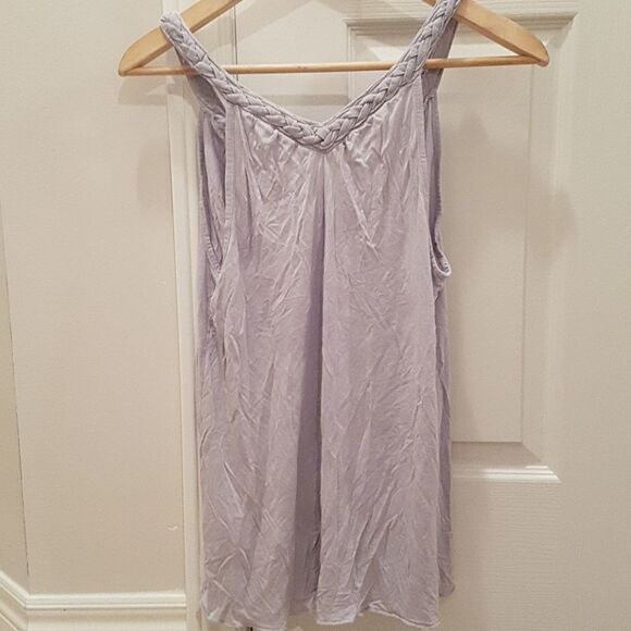 3/$20 H&M butterfly sz L grey top woman - Picture 7 of 8
